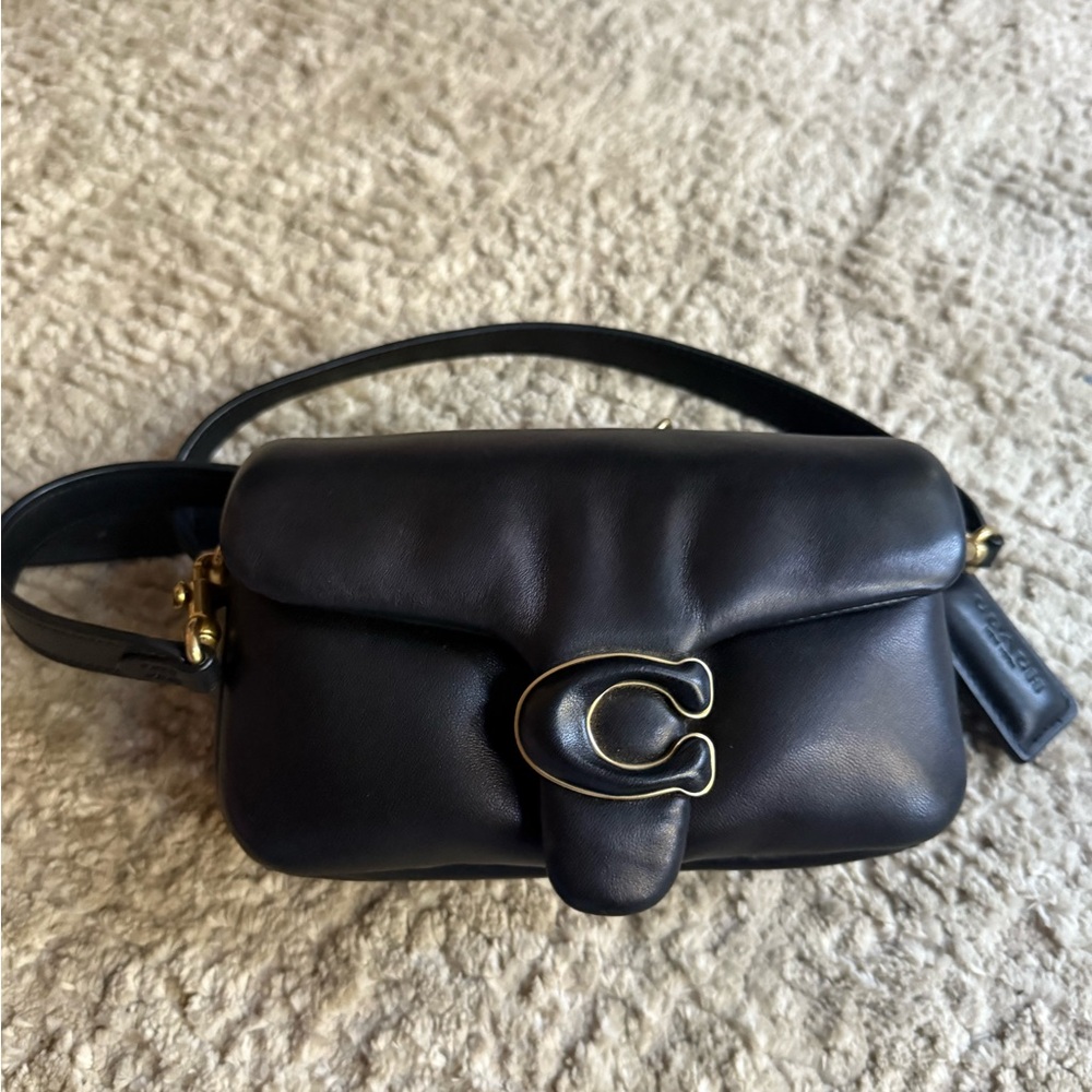Coach Black Crossbody Bag with Luxurious Leather Finish